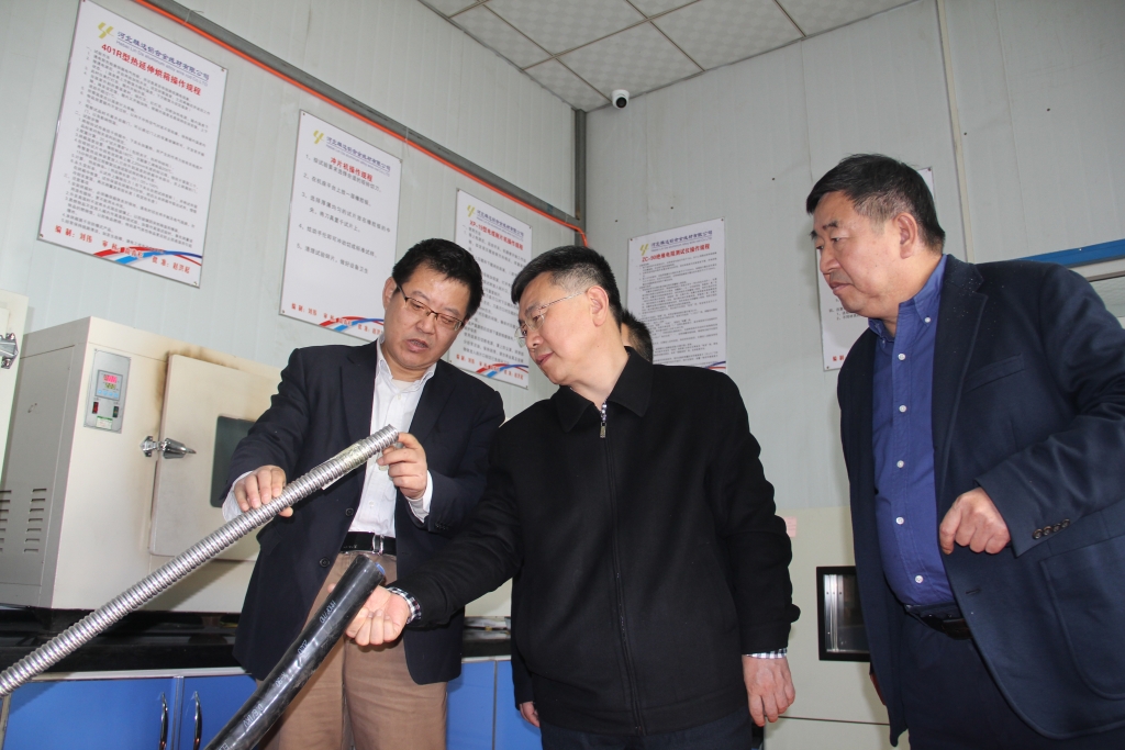 2020年11月1日，河北省市场监管局质量发展局局长国建峰到明达调研
